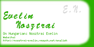 evelin nosztrai business card